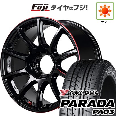 ハイエース200系 夏タイヤ ホイール4本セット 225/50R18 107/105H ヨコハマ PARADA PA03 ホワイトレター RAYS レイズ グラムライツ 57トランスX REV LIMIT EDITION 18インチ
