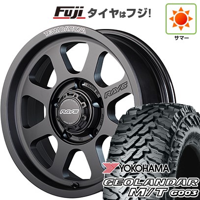 ジムニーシエラ/ジムニーノマド 夏タイヤ ホイール4本セット 215/70R16 ヨコハマ ジオランダー M/T G003 RAYS レイズ デイトナ D108 16インチ