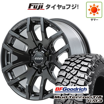 プラド/ハイラックス/トライトン(GSR) 夏タイヤ ホイール4本セット 265/65R17 BFグッドリッチ マッドテレーンT/A KM3 RAYS レイズ デイトナ F6ゲイン 17インチ