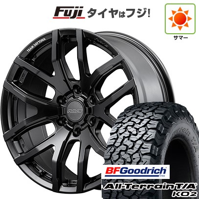 プラド 夏タイヤ ホイール4本セット 275/55R20 BFグッドリッチ オールテレーンT/A KO2 RBL RAYS レイズ デイトナ F6ゲイン ブラックエディション 20インチ