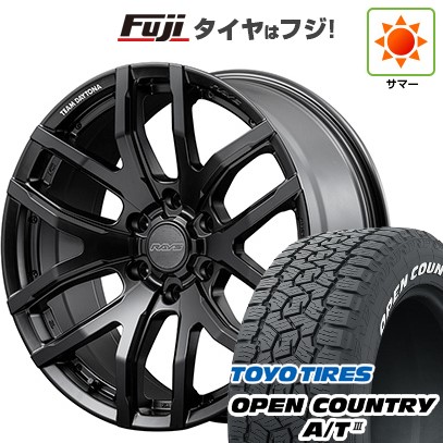 プラド/ハイラックス/トライトン(GSR) 夏タイヤ ホイール4本セット 265/65R17 トーヨー オープンカントリー A/T III RWL/RBL RAYS レイズ デイトナ F6ゲイン ブラックエディション 17インチ