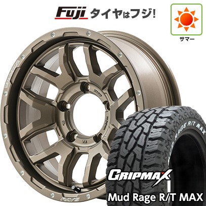 ジムニー 夏タイヤ ホイール4本セット 185/85R16 グリップマックス マッドレイジR/T MAX RWL(限定) RAYS レイズ デイトナ F6ブースト 16インチ