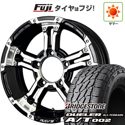 ジムニーシエラ/ジムニーノマド 夏タイヤ ホイール4本セット 215/70R16 ブリヂストン デューラー A/T002 OWL/RBL RAYS レイズ デイトナ FDX-J 16インチ