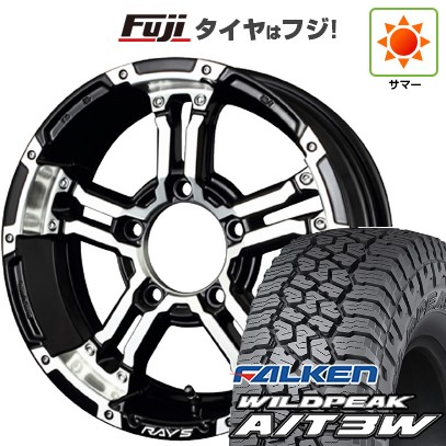 ジムニー 夏タイヤ ホイール4本セット 175/80R16 ファルケン ワイルドピーク A/T3W RAYS レイズ デイトナ FDX-J 16インチ