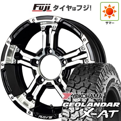 ジムニーシエラ/ジムニーノマド 夏タイヤ ホイール4本セット 215/70R16 ヨコハマ ジオランダー X-AT G016 RAYS レイズ デイトナ FDX-J 16インチ
