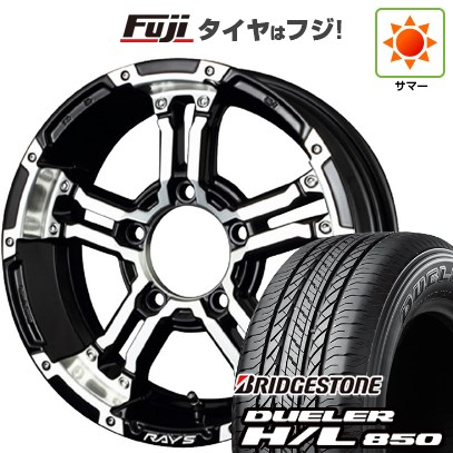 ジムニー 夏タイヤ ホイール4本セット 175/80R16 ブリヂストン デューラー H/L850 RAYS レイズ デイトナ FDX-J 16インチ