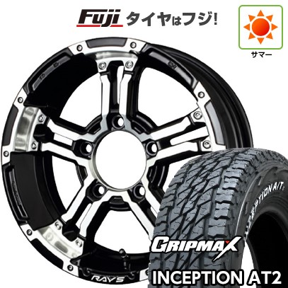 ジムニー 夏タイヤ ホイール4本セット 175/80R16 グリップマックス インセプション A/TII RWL(限定) RAYS レイズ デイトナ FDX-J 16インチ