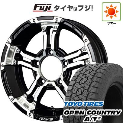 ジムニー 夏タイヤ ホイール4本セット 175/80R16 トーヨー オープンカントリー A/T III RBL RAYS レイズ デイトナ FDX-J 16インチ