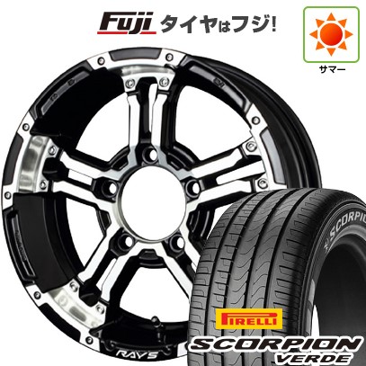 ジムニーシエラ/ジムニーノマド 夏タイヤ ホイール4本セット 215/70R16 ピレリ スコーピオン ヴェルデ RAYS レイズ デイトナ FDX-J 16インチ