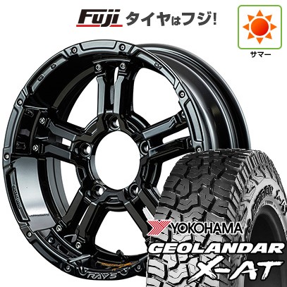 ジムニーシエラ/ジムニーノマド 夏タイヤ ホイール4本セット 215/70R16 ヨコハマ ジオランダー X-AT G016 RAYS レイズ デイトナ FDX-J コレクション 16インチ