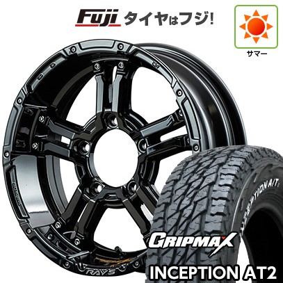 ジムニー 夏タイヤ ホイール4本セット 175/80R16 グリップマックス インセプション A/TII RWL(限定) RAYS レイズ デイトナ FDX-J コレクション 16インチ