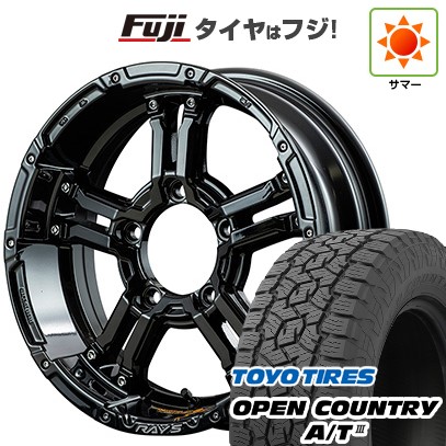 ジムニーシエラ/ジムニーノマド 夏タイヤ ホイール4本セット 215/70R16 トーヨー オープンカントリー A/T III RWL/RBL RAYS レイズ デイトナ FDX-J コレクション 16インチ