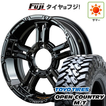 ジムニー 夏タイヤ ホイール4本セット 195/80R16 トーヨー オープンカントリー M/T RAYS レイズ デイトナ FDX-J コレクション 16インチ