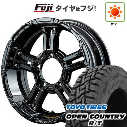 ジムニー 夏タイヤ ホイール4本セット 185/85R16 トーヨー オープンカントリー R/T RWL/RBL RAYS レイズ デイトナ FDX-J コレクション 16インチ