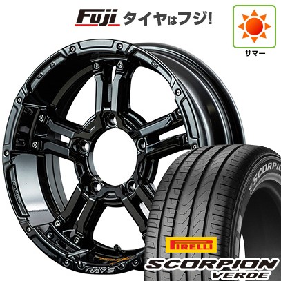 ジムニーシエラ/ジムニーノマド 夏タイヤ ホイール4本セット 215/70R16 ピレリ スコーピオン ヴェルデ RAYS レイズ デイトナ FDX-J コレクション 16インチ