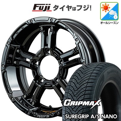 ジムニー オールシーズンタイヤ ホイール4本セット 175/80R16 グリップマックス シュアグリップ オールシーズン ナノ(限定) RAYS レイズ デイトナ FDX-J コレクション 16インチ