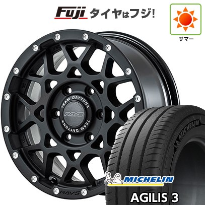 ハイエース200系 夏タイヤ ホイール4本セット 215/65R16 109/107T ミシュラン アジリス3 RAYS レイズ デイトナ M8 16インチ