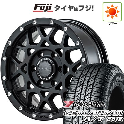 ハイエース200系 夏タイヤ ホイール4本セット 215/65R16 109/107S ヨコハマ ジオランダー A/T G015 WL/RBL RAYS レイズ デイトナ M8 16インチ