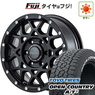 ハイエース200系 夏タイヤ ホイール4本セット 215/65R16 109/107R トーヨー オープンカントリー A/T III RWL/RBL RAYS レイズ デイトナ M8 16インチ
