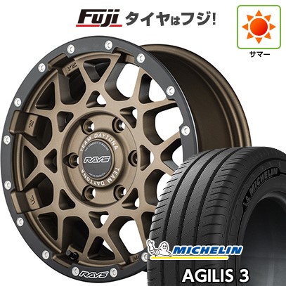 ハイエース200系 夏タイヤ ホイール4本セット 215/65R16 109/107T ミシュラン アジリス3 RAYS レイズ デイトナ M8 xB Edition 16インチ