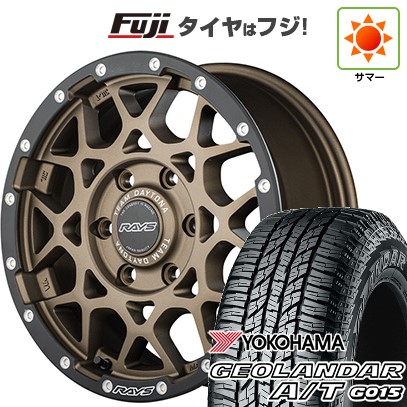 ハイエース200系 夏タイヤ ホイール4本セット 215/65R16 109/107S ヨコハマ ジオランダー A/T G015 WL/RBL RAYS レイズ デイトナ M8 xB Edition 16インチ