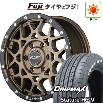 ハイエース200系 夏タイヤ ホイール4本セット 215/65R16 109/107S グリップマックス スタチャー HC-V RWL（限定） RAYS レイズ デイトナ M8 xB Edition 16インチ