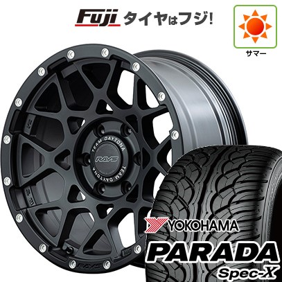 ランクル300 夏タイヤ ホイール4本セット 275/55R20 ヨコハマ PARADA Spec-X RAYS レイズ デイトナ M8 20インチ