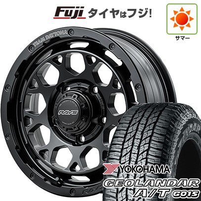 ジムニー 夏タイヤ ホイール4本セット 185/85R16 ヨコハマ ジオランダー A/T G015 WL/RBL RAYS レイズ デイトナ M9+ 16インチ
