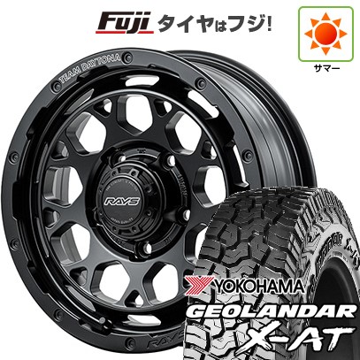 ジムニー 夏タイヤ ホイール4本セット 195/80R16 ヨコハマ ジオランダー X-AT G016 OWL RAYS レイズ デイトナ M9+ 16インチ