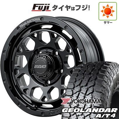 ジムニー 夏タイヤ ホイール4本セット 185/85R16 ヨコハマ ジオランダー A/T4 G018 WL/RBL RAYS レイズ デイトナ M9+ 16インチ