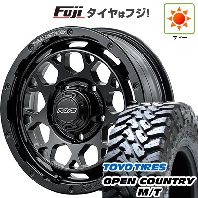 ジムニー 夏タイヤ ホイール4本セット 195/80R16 トーヨー オープンカントリー M/T RAYS レイズ デイトナ M9+ 16インチ
