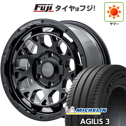 ハイエース200系 夏タイヤ ホイール4本セット 215/65R16 109/107T ミシュラン アジリス3 RAYS レイズ デイトナ M9+ 16インチ