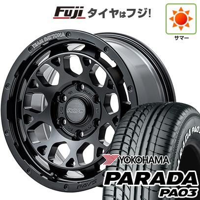 ハイエース200系 夏タイヤ ホイール4本セット 215/65R16 109/107S ヨコハマ PARADA PA03 ホワイトレター RAYS レイズ デイトナ M9+ 16インチ