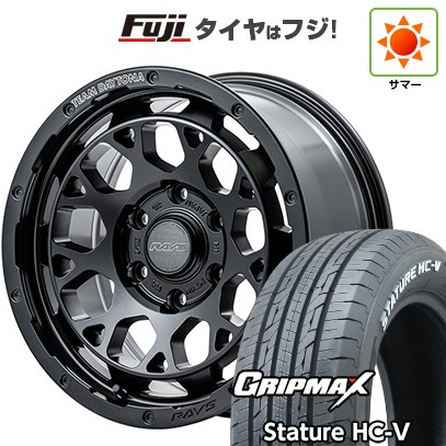 ハイエース200系 夏タイヤ ホイール4本セット 215/65R16 109/107S グリップマックス スタチャー HC-V RWL(限定) RAYS レイズ デイトナ M9+ 16インチ