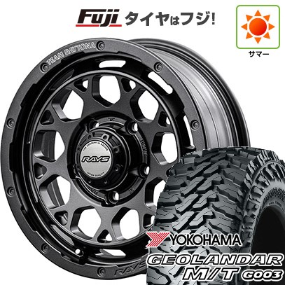ジムニー 夏タイヤ ホイール4本セット 185/85R16 ヨコハマ ジオランダー M/T G003 RAYS レイズ デイトナ M9+ SPEC-M 16インチ