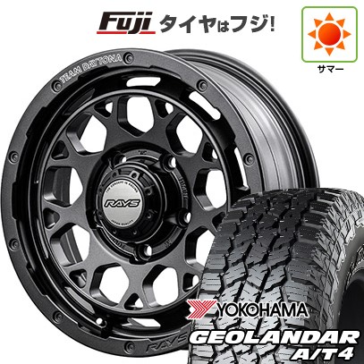 ジムニー 夏タイヤ ホイール4本セット 185/85R16 ヨコハマ ジオランダー A/T4 G018 WL/RBL RAYS レイズ デイトナ M9+ SPEC-M 16インチ