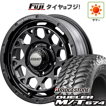 ジムニー 夏タイヤ ホイール4本セット 185/85R16 ブリヂストン デューラー M/T674 RAYS レイズ デイトナ M9+ SPEC-M 16インチ