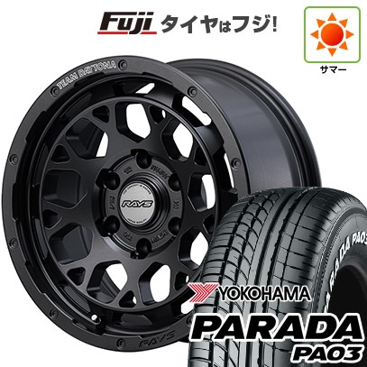 ハイエース200系 夏タイヤ ホイール4本セット 215/65R16 109/107S ヨコハマ PARADA PA03 ホワイトレター RAYS レイズ デイトナ M9+ SPEC-M 16インチ