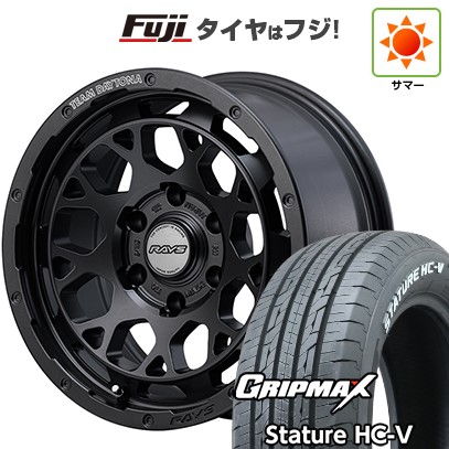 ハイエース200系 夏タイヤ ホイール4本セット 215/65R16 109/107S グリップマックス スタチャー HC-V RWL(限定) RAYS レイズ デイトナ M9+ SPEC-M 16インチ