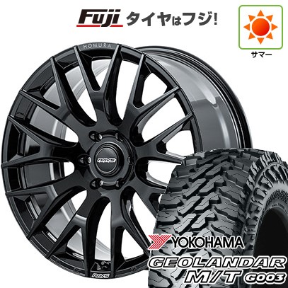 ランクル300 夏タイヤ ホイール4本セット 275/55R20 ヨコハマ ジオランダー M/T G003 RAYS レイズ ホムラ 2X9R 20インチ