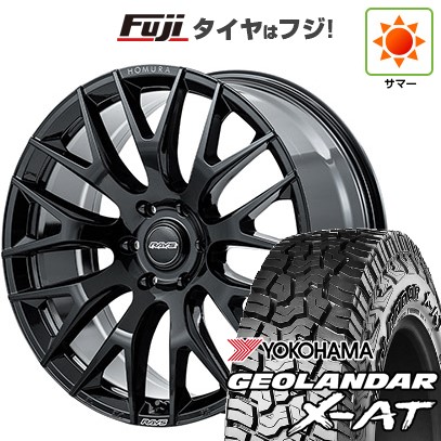プラド 夏タイヤ ホイール4本セット 275/55R20 ヨコハマ ジオランダー X-AT G016 RAYS レイズ ホムラ 2X9R 20インチ