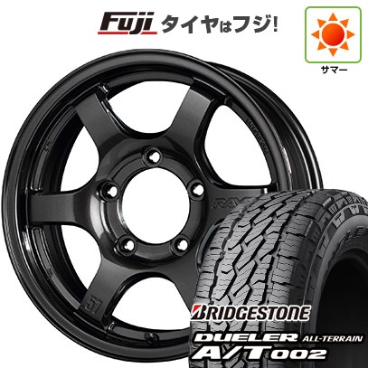 ジムニー 夏タイヤ ホイール4本セット 175/80R16 ブリヂストン デューラー A/T002 RBL RAYS レイズ グラムライツ 57DR-X 16インチ