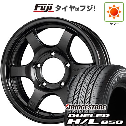 ジムニー 夏タイヤ ホイール4本セット 175/80R16 ブリヂストン デューラー H/L850 RAYS レイズ グラムライツ 57DR-X 16インチ