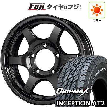 ジムニー 夏タイヤ ホイール4本セット 175/80R16 グリップマックス インセプション A/TII RWL(限定) RAYS レイズ グラムライツ 57DR-X 16インチ