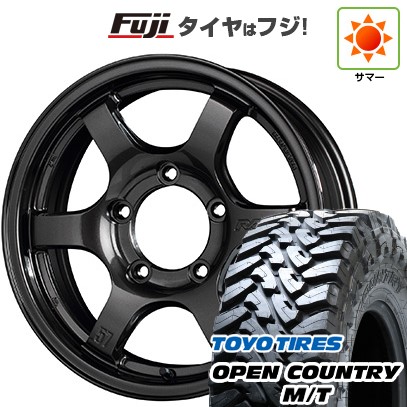 ジムニー 夏タイヤ ホイール4本セット 195/80R16 トーヨー オープンカントリー M/T RAYS レイズ グラムライツ 57DR-X 16インチ