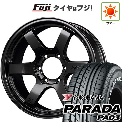 ハイエース200系 夏タイヤ ホイール4本セット 215/65R16 109/107S ヨコハマ PARADA PA03 ホワイトレター RAYS レイズ グラムライツ 57DR-X 16インチ