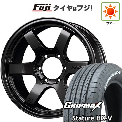 ハイエース200系 夏タイヤ ホイール4本セット 215/65R16 109/107S グリップマックス スタチャー HC-V RWL（限定） RAYS レイズ グラムライツ 57DR-X 16インチ