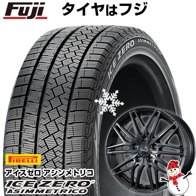 【新品】40系アルファード/ヴェルファイア用 スタッドレスタイヤ ホイール4本セット 225/60R18 ピレリ ウィンター アイスゼロアシンメトリコ トピー シビラ NEXT W45 トヨタ車専用 18インチ(送料無料)