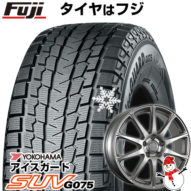 【新品】40系アルファード/ヴェルファイア用 スタッドレスタイヤ ホイール4本セット 225/60R18 ヨコハマ アイスガード SUV G075 ブリヂストン エコフォルム SE-23 トヨタ車専用 18インチ(送料無料)