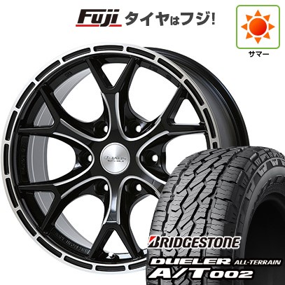 プラド/ハイラックス 夏タイヤ ホイール４本セット 265/70R17 ブリヂストン デューラー A/T002 OWL/RBL ジャオス トライブクロウ 17インチ